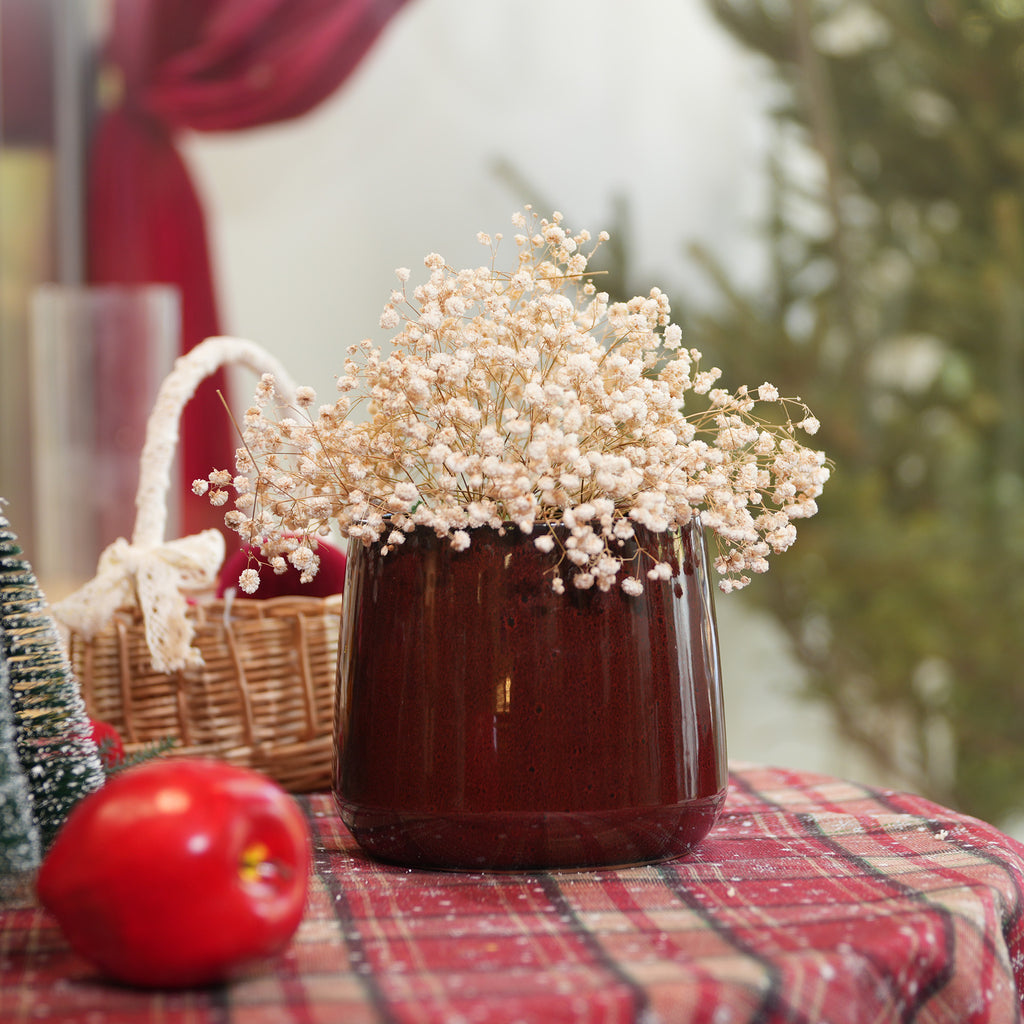 Handmade Ceramic Flower Pot Set of 4, 7/9/11/14 Inch Diameter – view 6