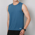 Men's Summer Ice Silk Tank Top, High Quality Quick Dry Breathable Sleeveless T-Shirt, Loose Plus Size Ultra Light Undershirt for Fitness Running Workout