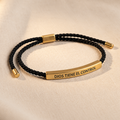 LUVEKON adjustable Christian bracelet engraved Dios Tiene el Control
