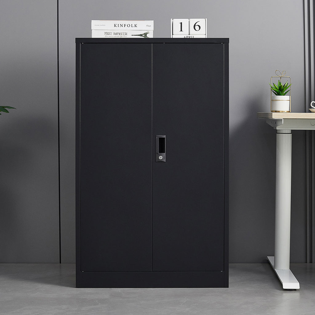Metal Storage Cabinet with Locking Doors and Adjustable Shelf – view 5