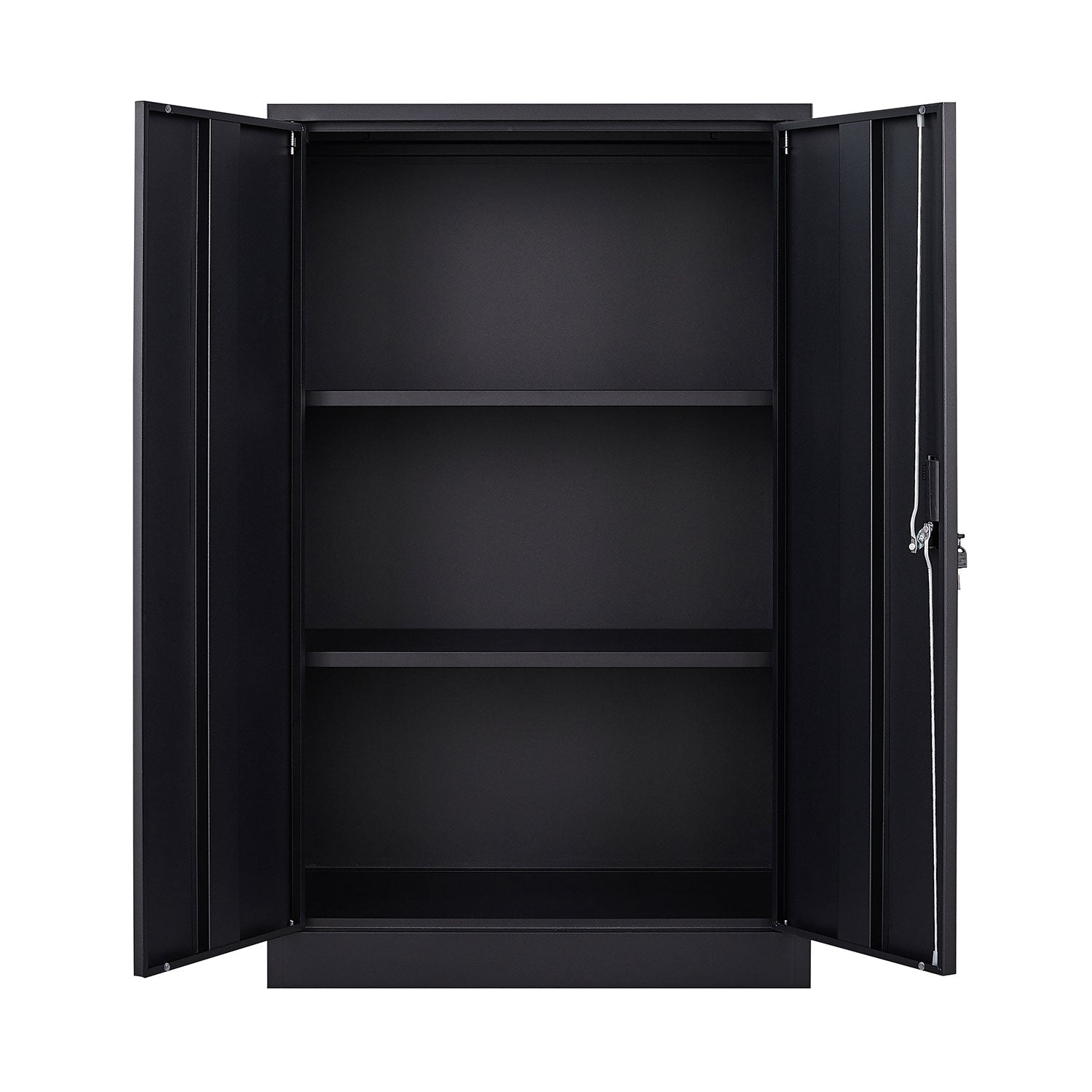 Metal Storage Cabinet with Locking Doors and Adjustable Shelf – view 8