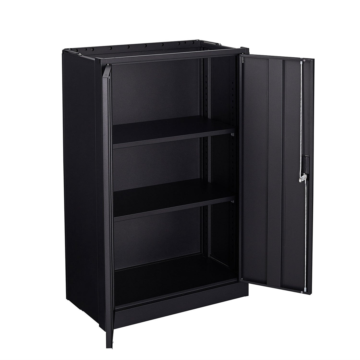 Metal Storage Cabinet with Locking Doors and Adjustable Shelf – view 10