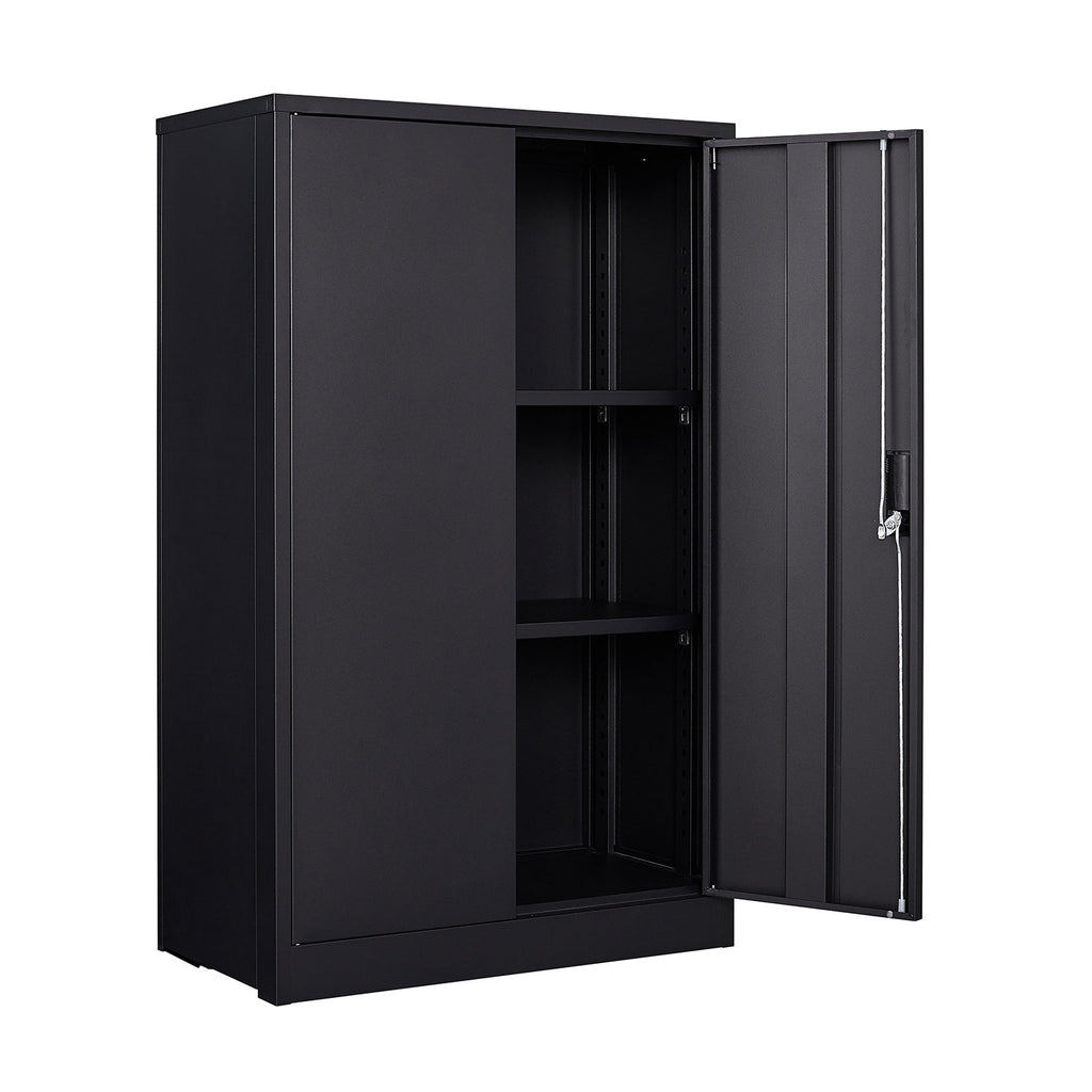 Metal Storage Cabinet with Locking Doors and Adjustable Shelf – view 11