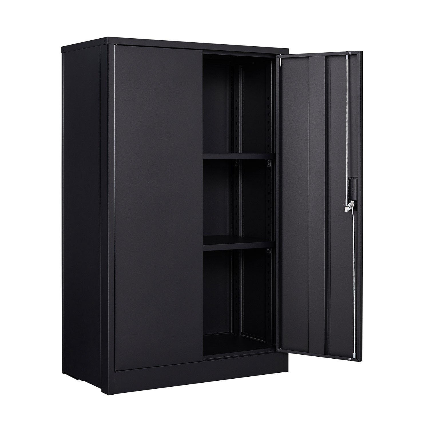 Metal Storage Cabinet with Locking Doors and Adjustable Shelf – view 11