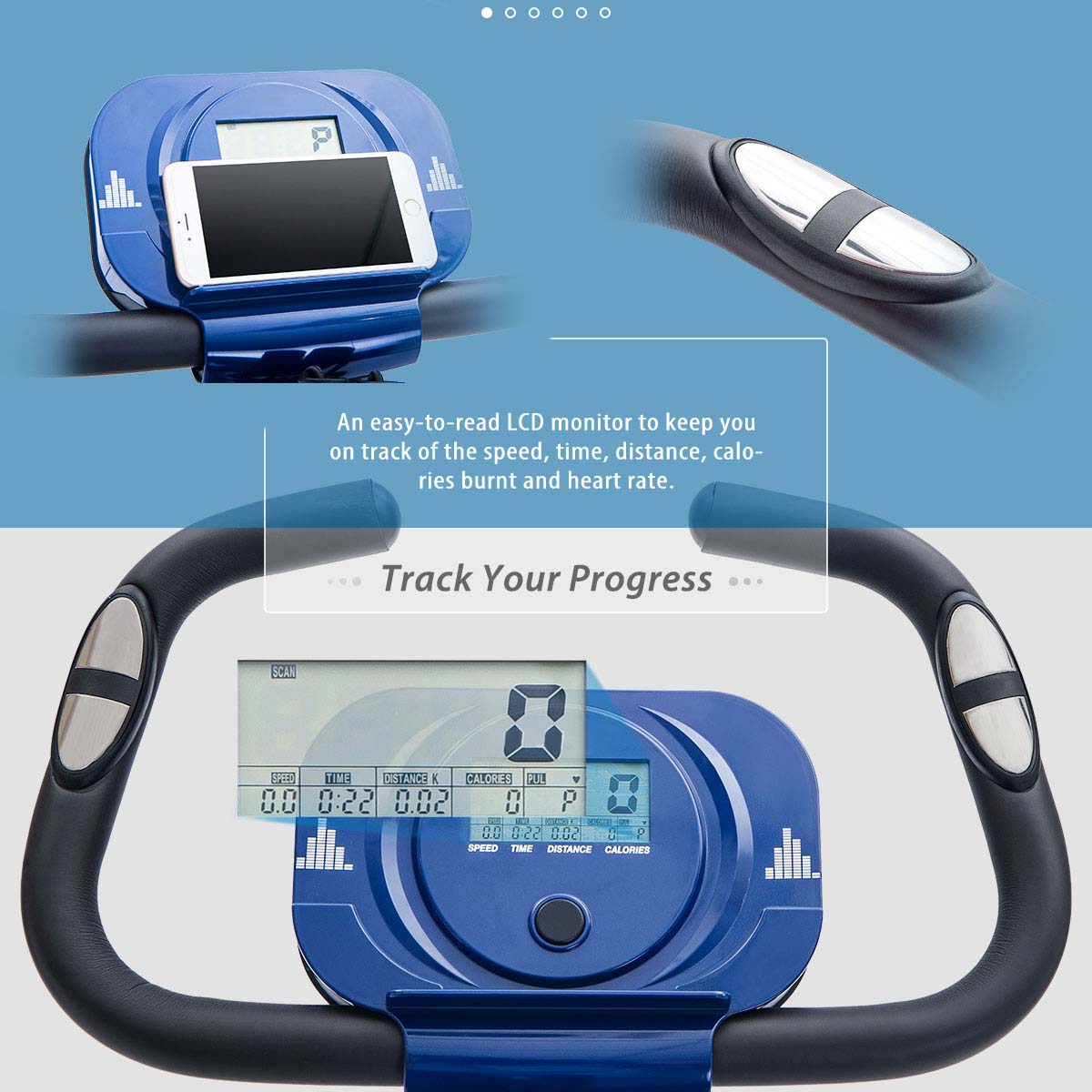 Folding Exercise Bike – view 7