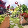 Metal Garden Arch Assemble Freely with 8 Styles Garden Arbor Trellis Climbing Plants