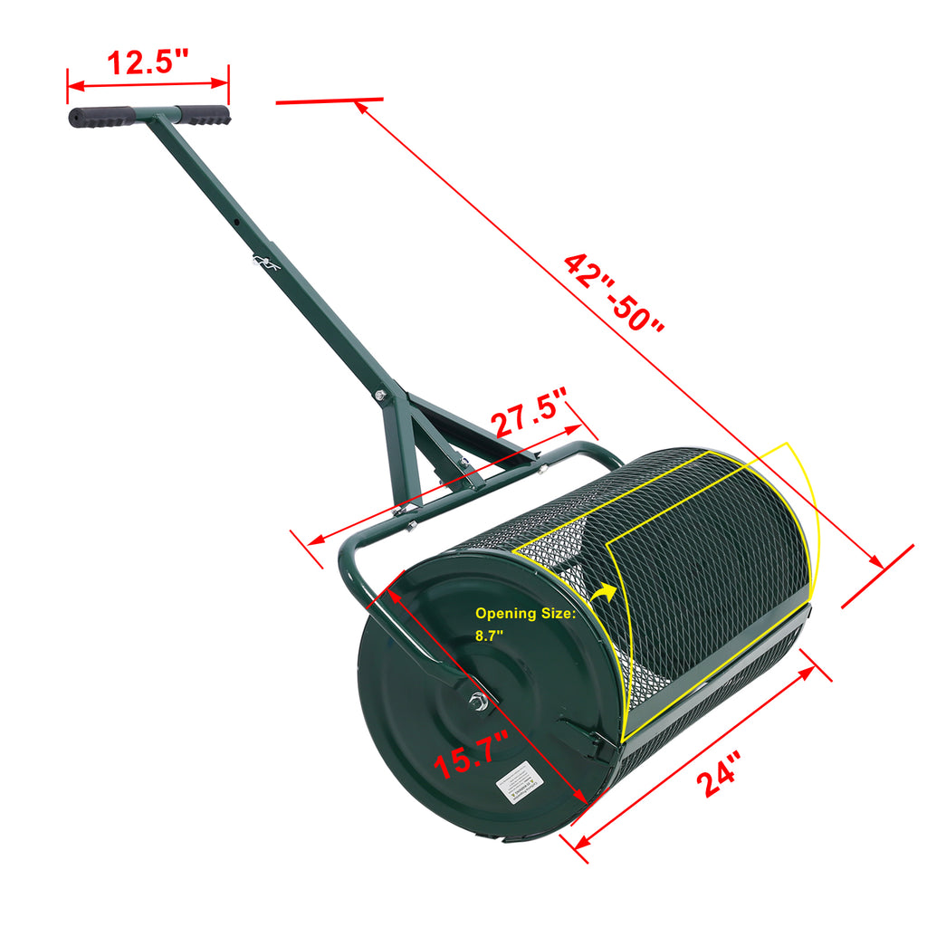Peat Moss Spreader 24inch, Compost Spreader Metal Mesh – view 9