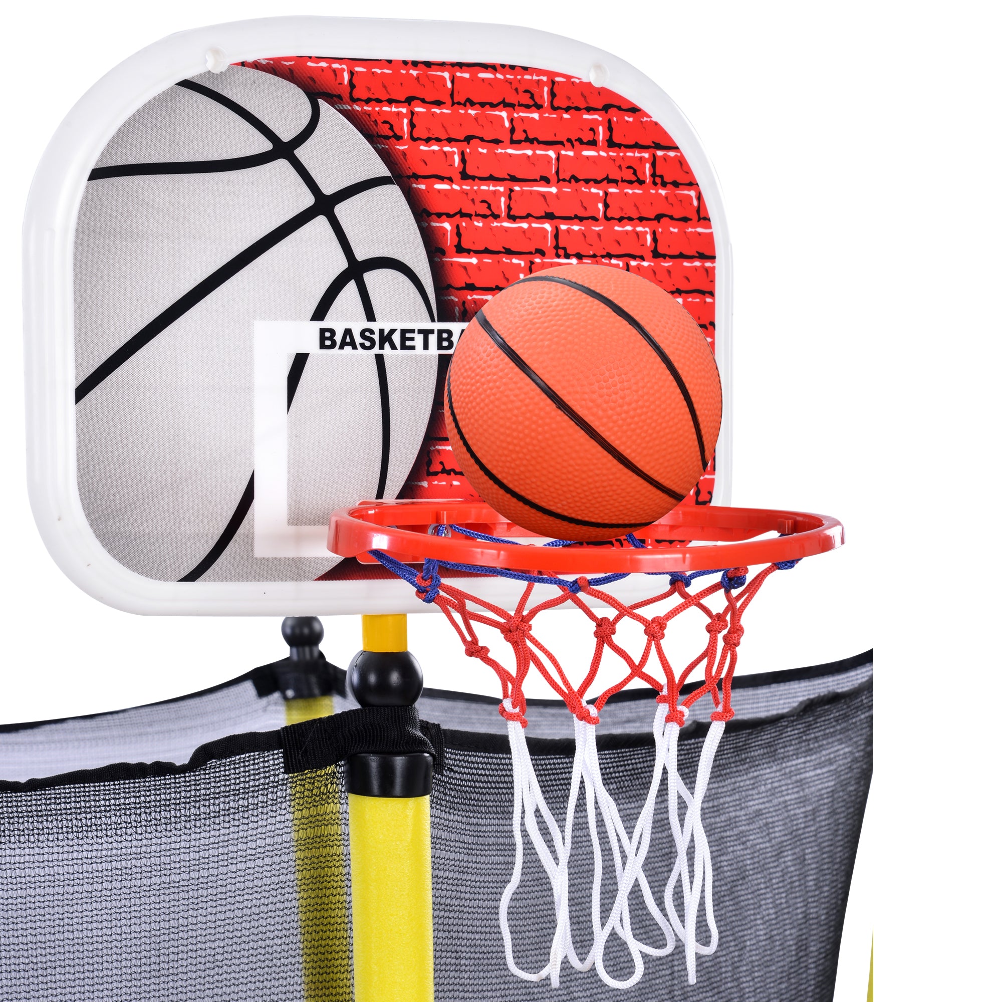 5.5FT Trampoline for Kids - 65" Outdoor & Indoor Mini Toddler Trampoline with Enclosure – view 12