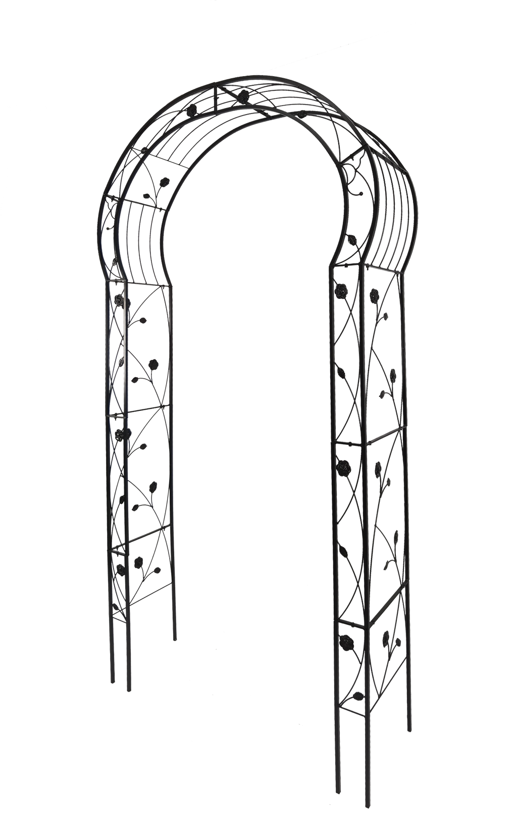 Metal Garden Arch Assemble Freely with 8 Styles Garden Arbor Trellis Climbing Plants – view 6