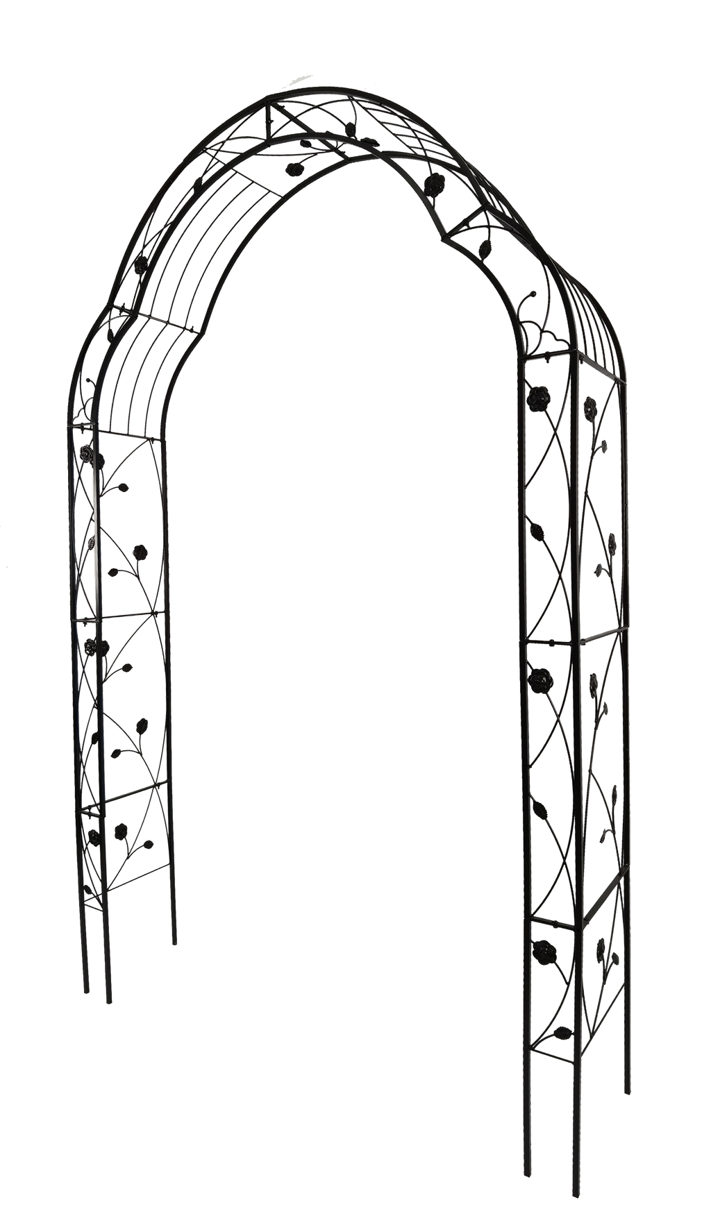 Metal Garden Arch Assemble Freely with 8 Styles Garden Arbor Trellis Climbing Plants – view 5