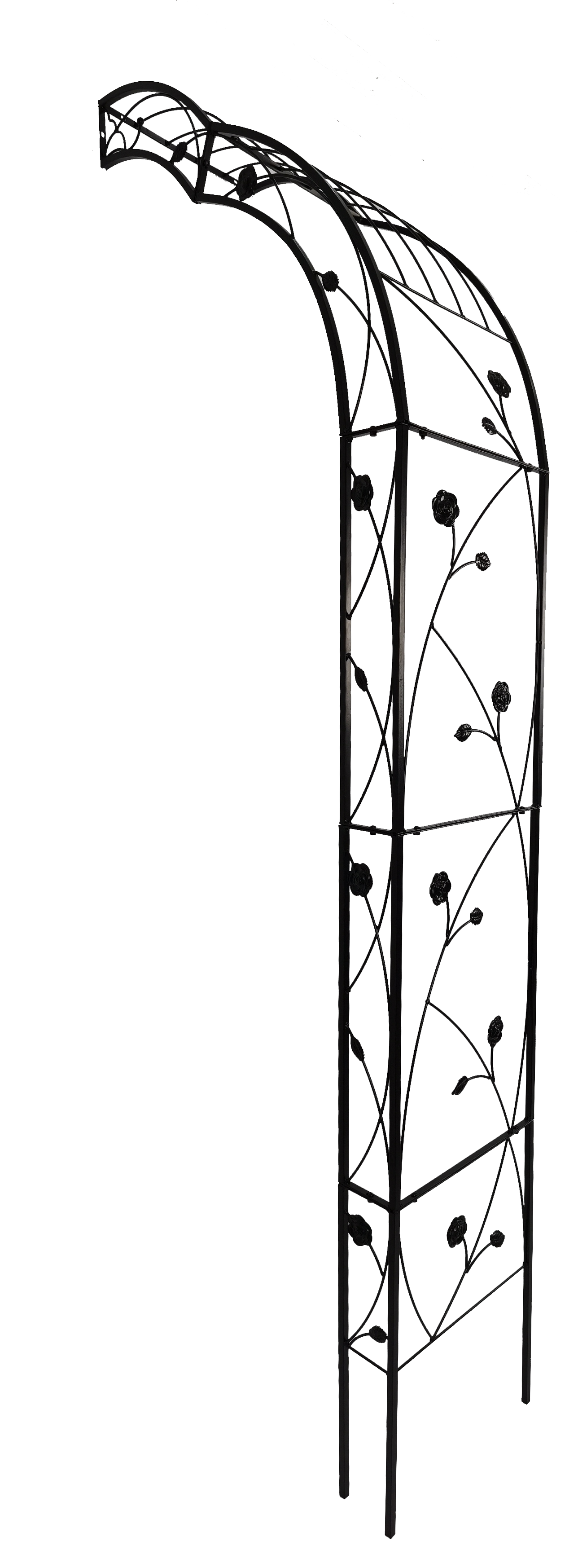Metal Garden Arch Assemble Freely with 8 Styles Garden Arbor Trellis Climbing Plants – view 7