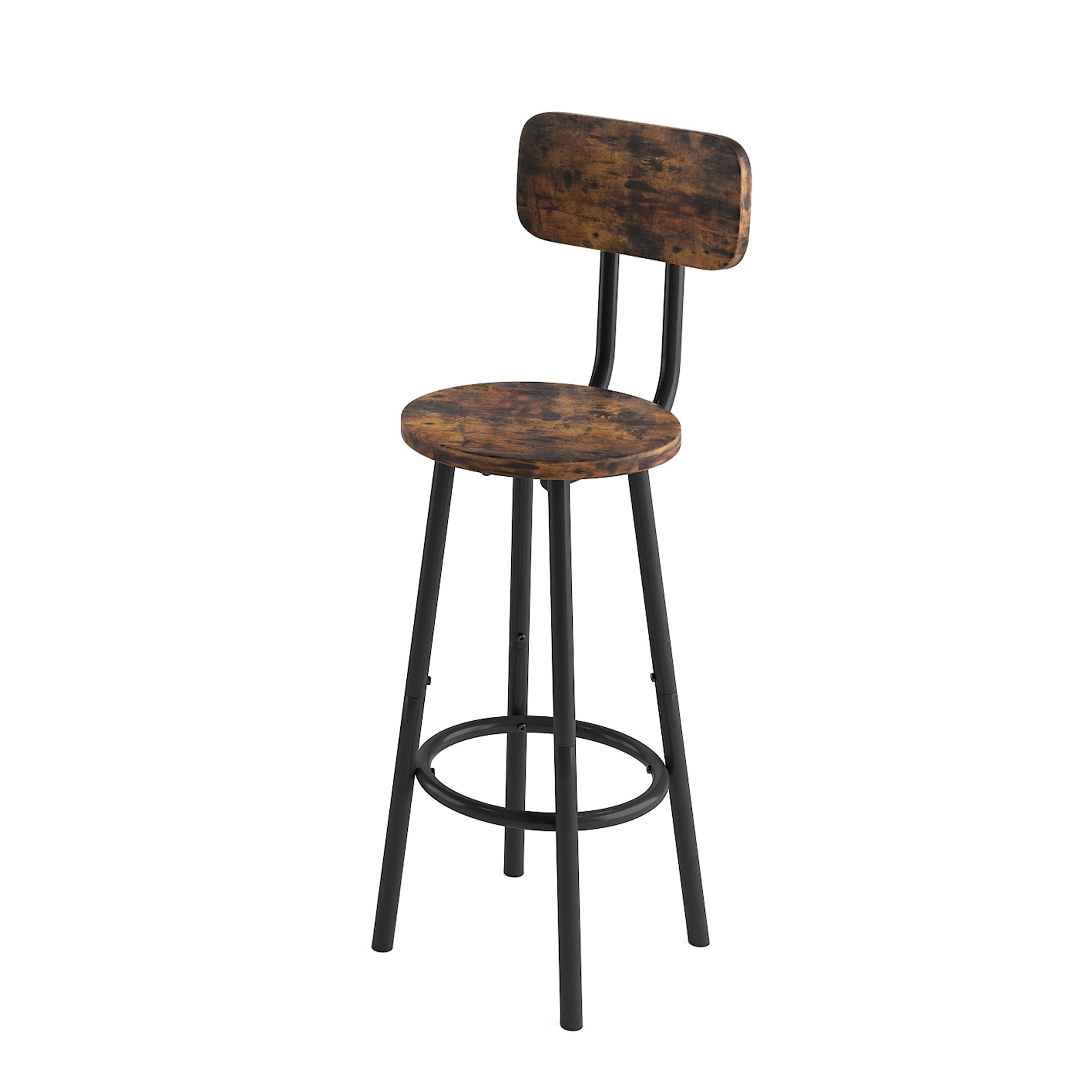 5-Piece Kitchen Counter Height Table Set, Bar Table with 4 Chairs