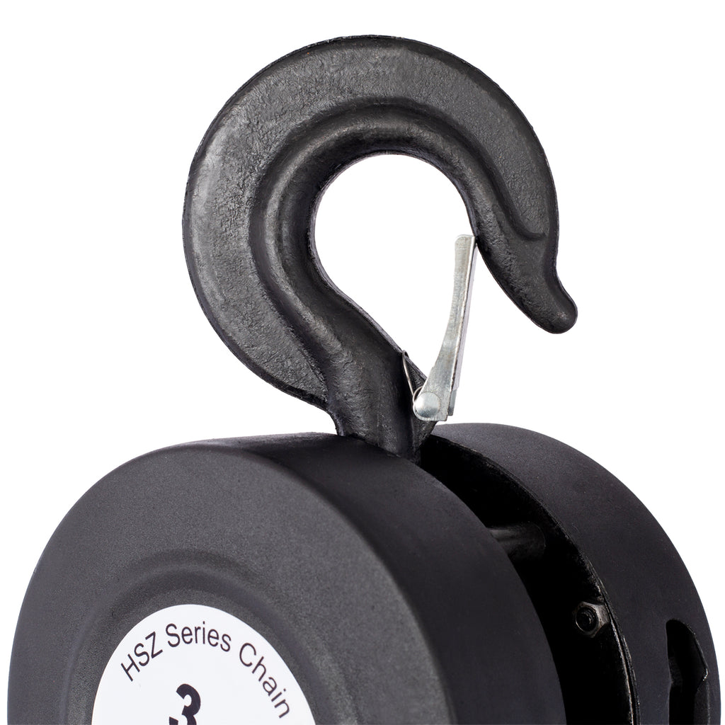 Chain hoist 4400lbs 2T capacity 10ft wIth 2 heavy duty hooks – view 6