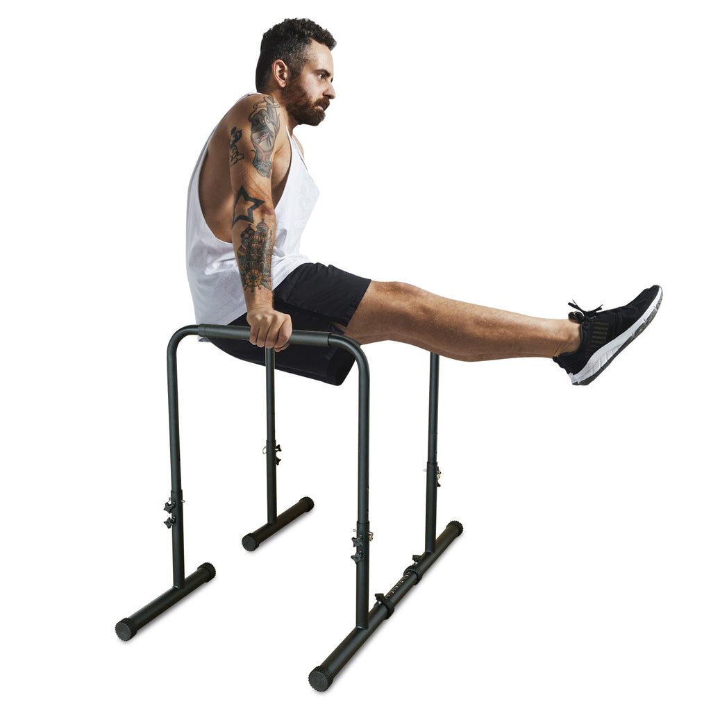 Power Tower Dip Station Pull Up Bar Stand Adjustable Height Heavy Duty Multi-Function – view 3