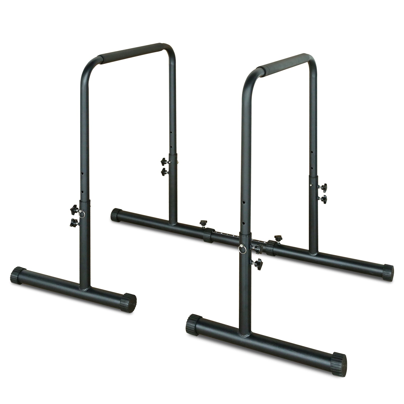 Power Tower Dip Station Pull Up Bar Stand Adjustable Height Heavy Duty Multi-Function