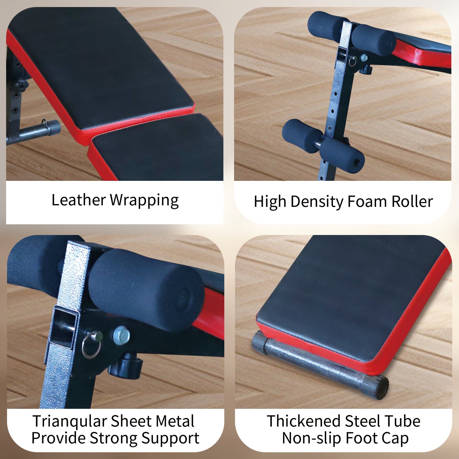 Multi-Position Adjustable Utility Bench for Home Gym Weightlifting and Strength Training – view 3