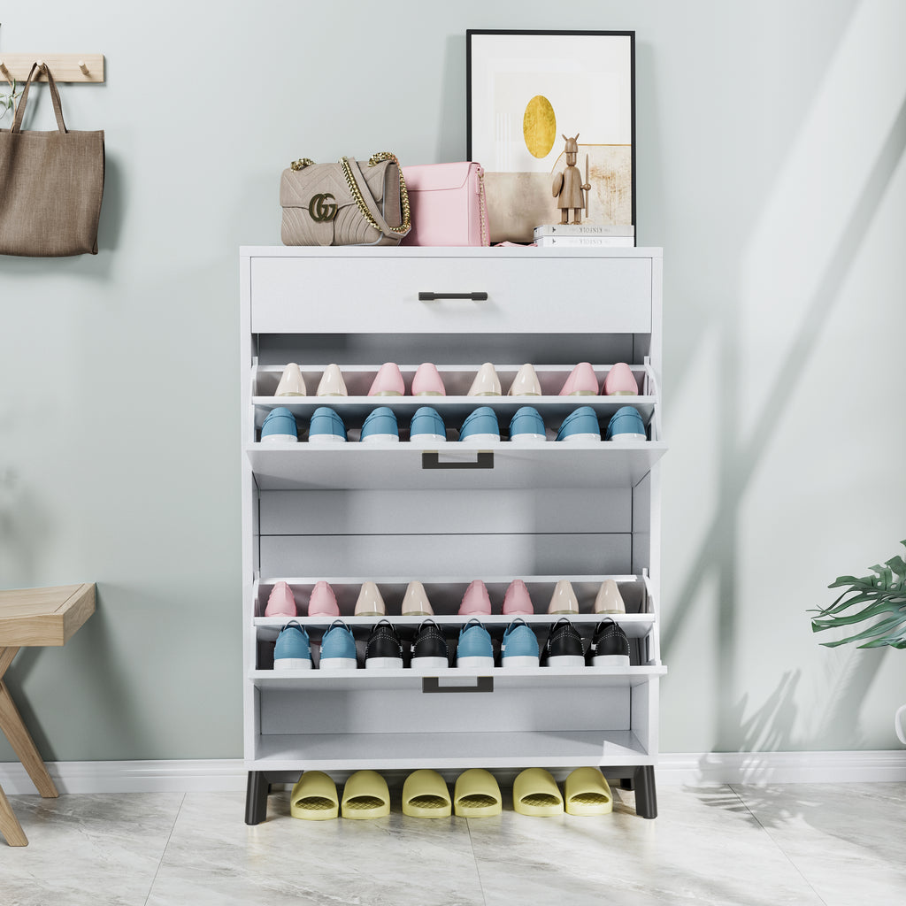 2-Drawer Entryway Shoe Storage Cabinet