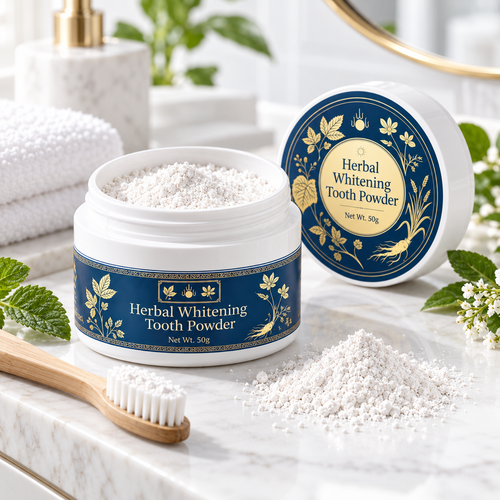 LUVEKON Herbal Tooth Powder for Daily Oral Care – Fresh Breath & Gentle Teeth Cleaning