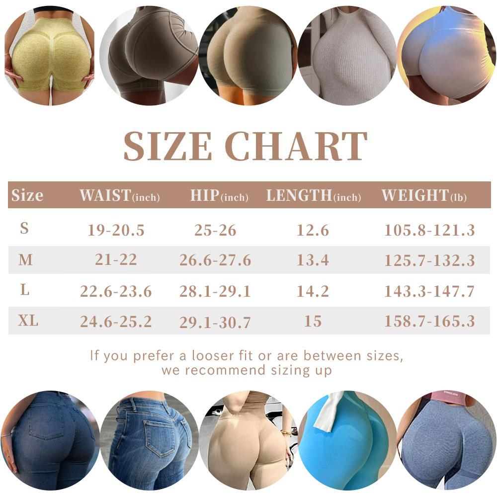 womens high waist padded shaping shorts - view 4