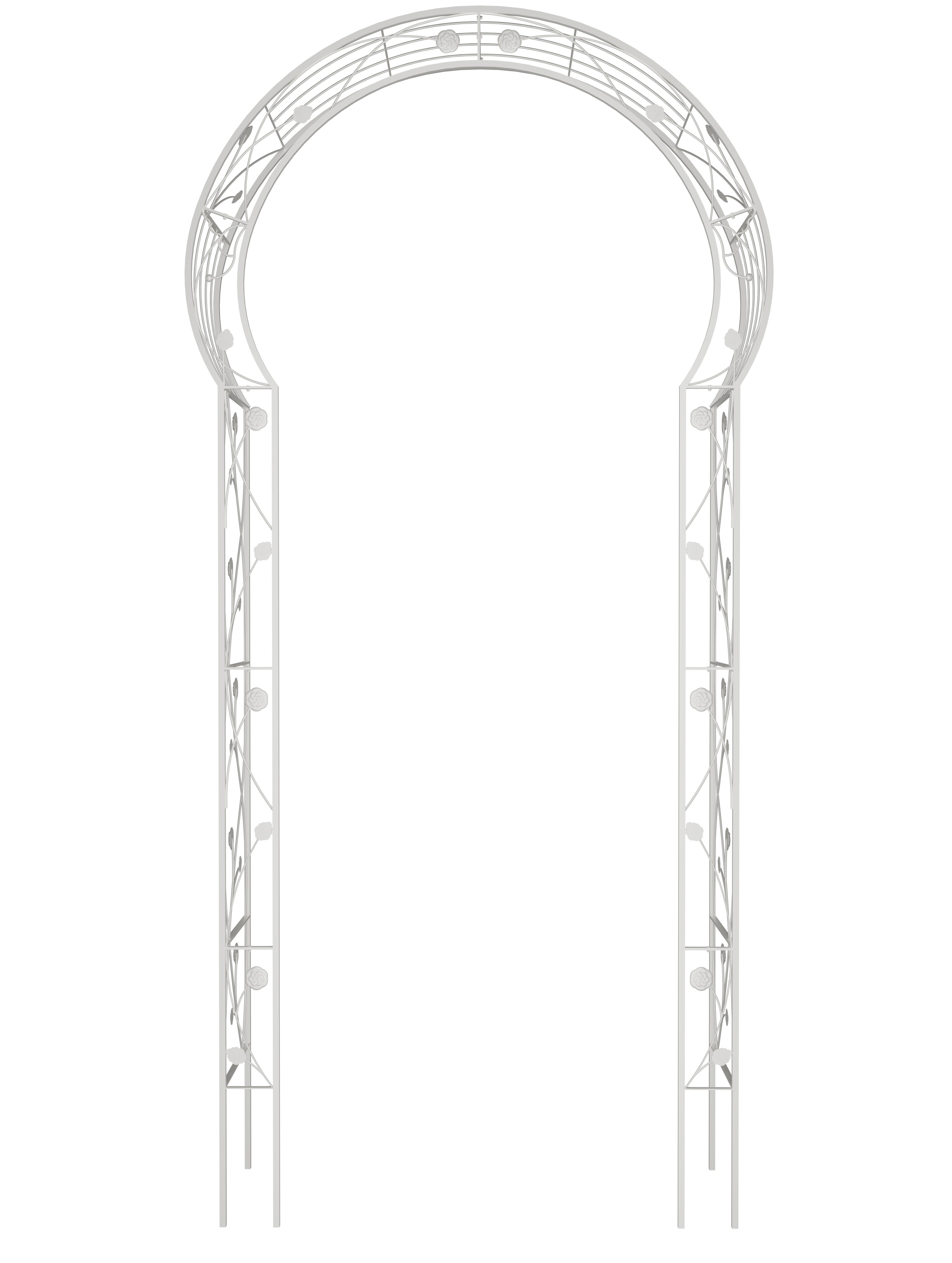 Metal Garden Arch Assemble Freely with 8 Styles Garden Arbor Trellis Climbing Plants – view 10