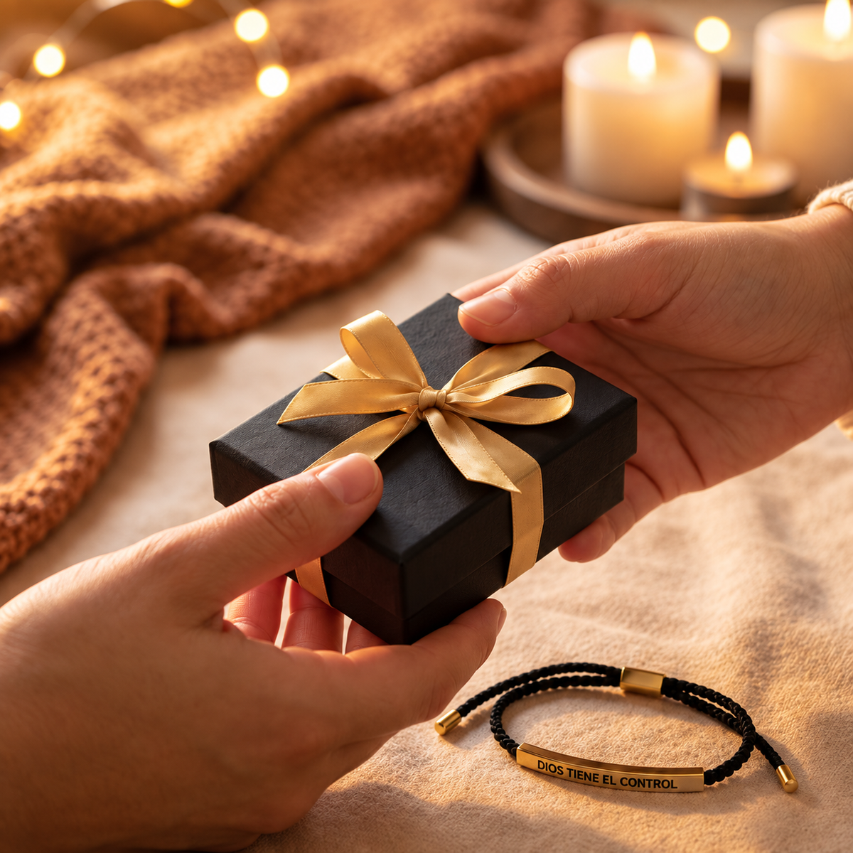 Christian bracelet presented as a meaningful gift