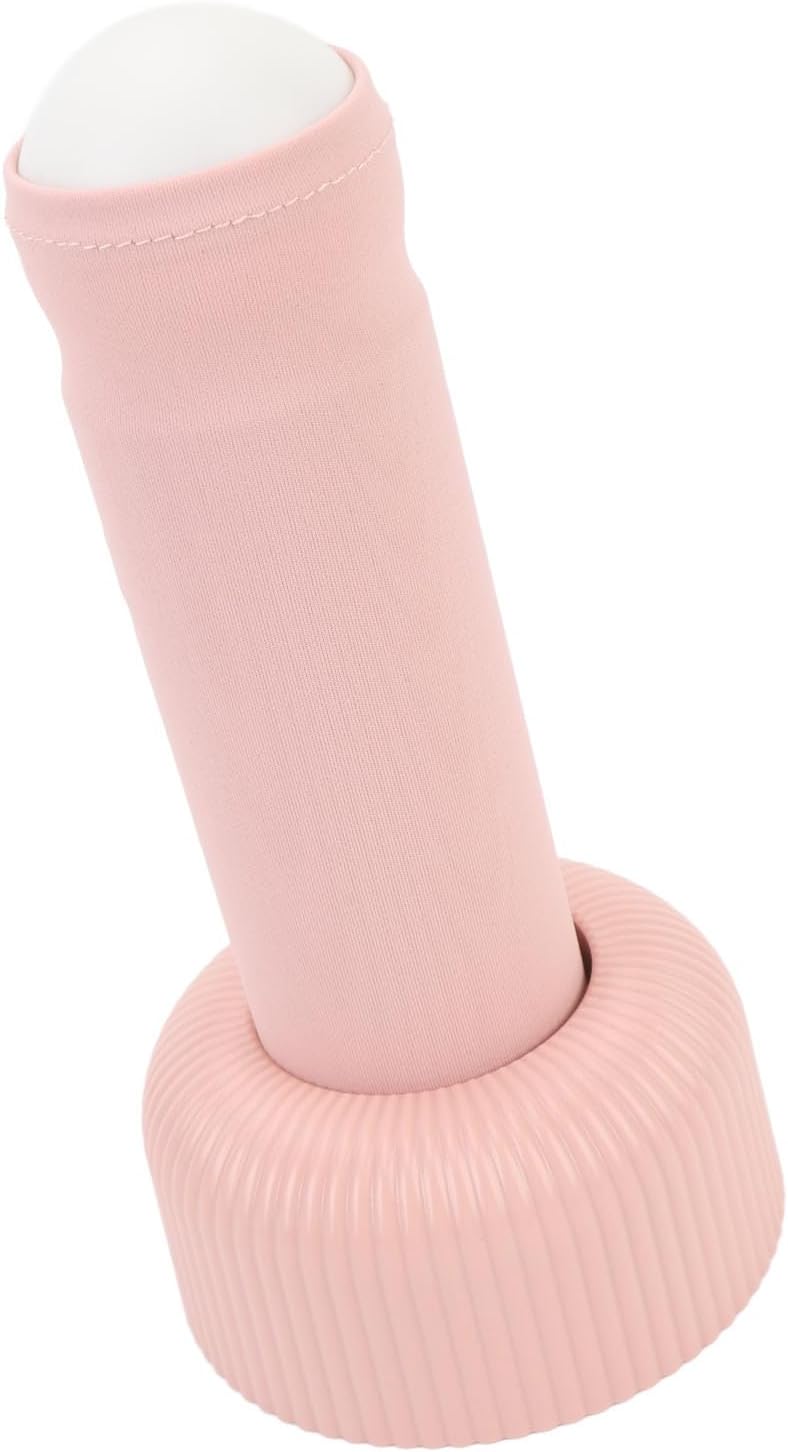 Rechargeable Pull Down LED Night Light, Handheld Warm Bedroom Lamp with Stable Base, Ideal for Nursery, Bedroom, or Gifts (Pink)