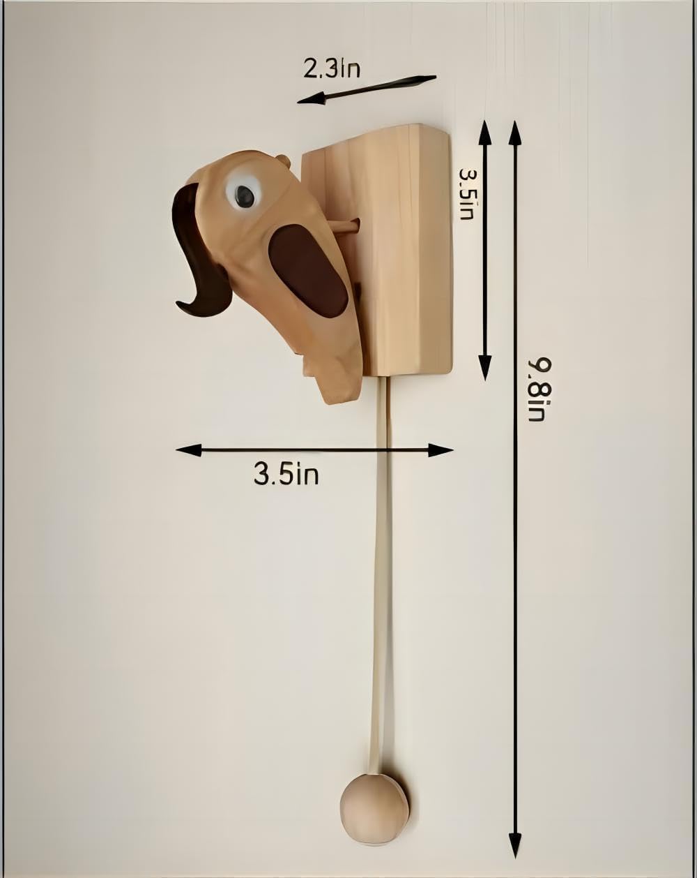 Handmade Woodpecker Door Knocker Wooden Doorbell – Creative Wooden Bird Door Knocker for Front Door, Rustic Farmhouse Home Decor, Unique Housewarming Gift