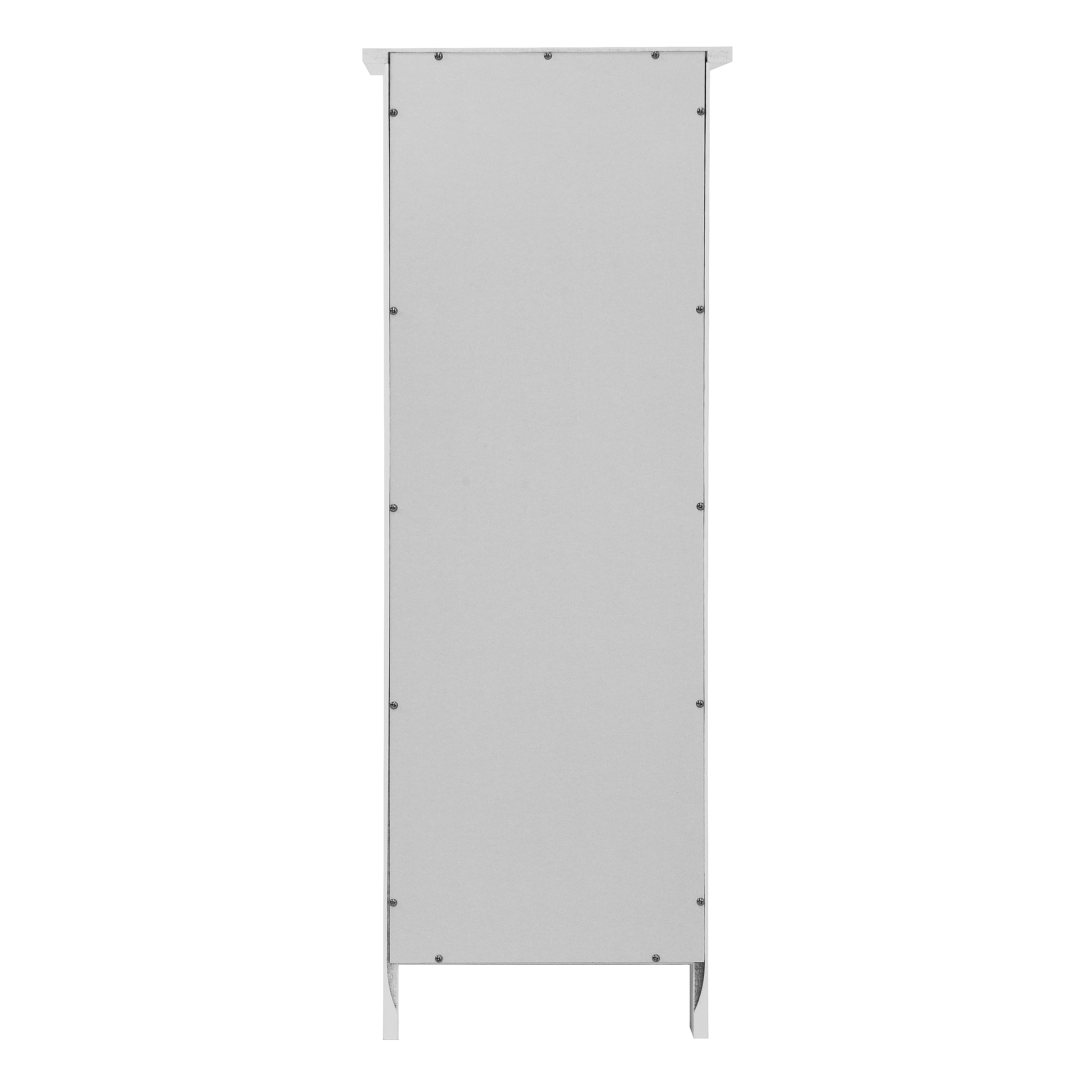 White Bathroom Storage Cabinet, Freestanding Cabinet with Drawers – view 9