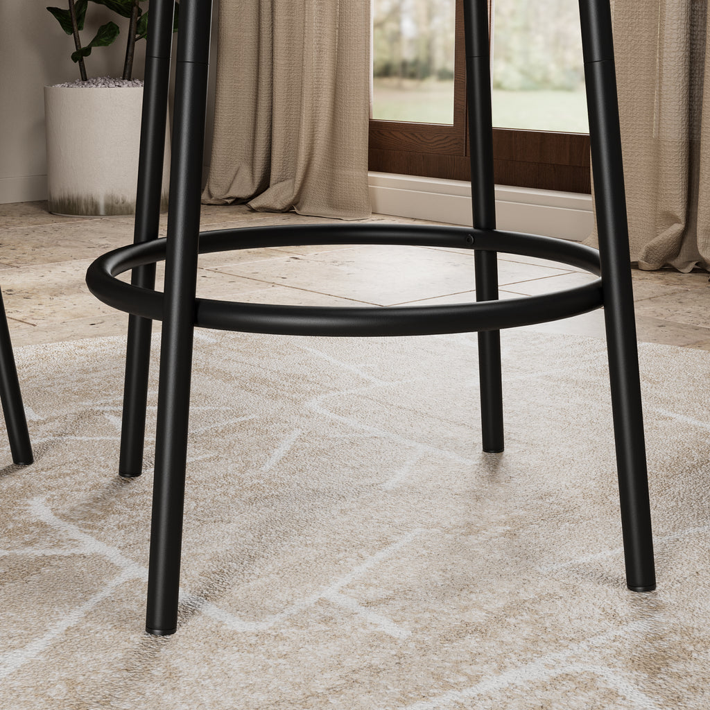 3-Piece Bar Table Set with 2 Bar Stools – Modern Pub Table
