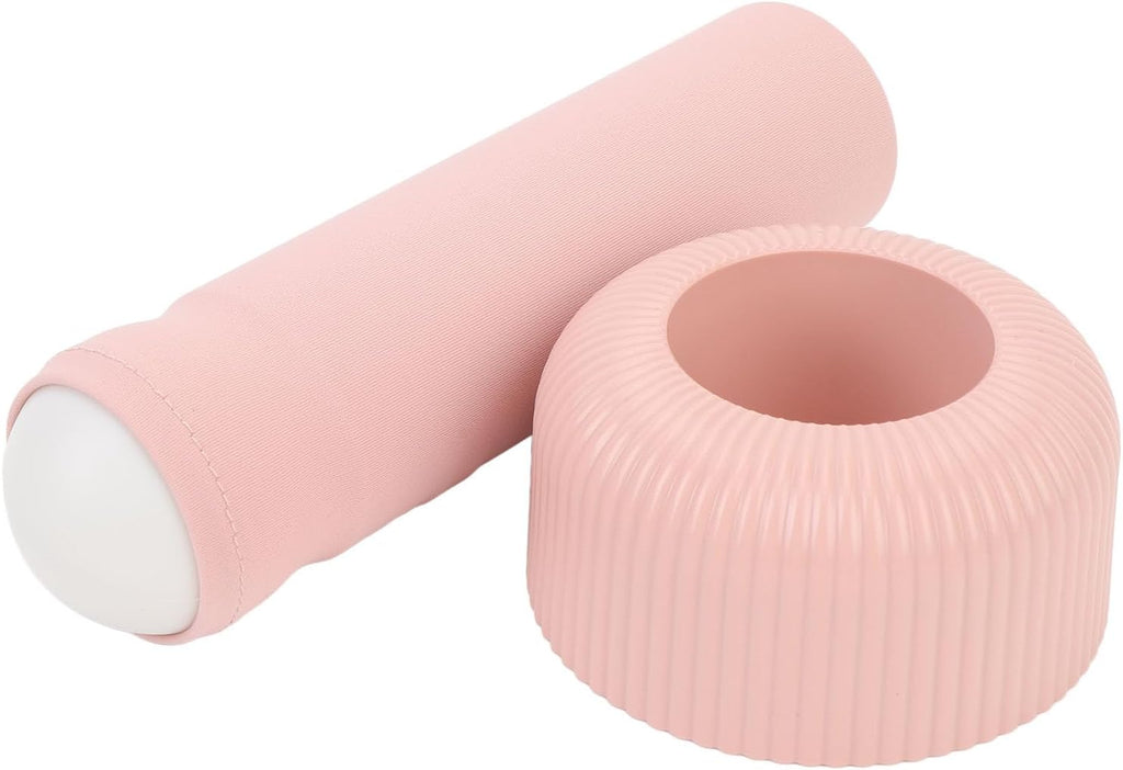 Rechargeable Pull Down LED Night Light, Handheld Warm Bedroom Lamp with Stable Base, Ideal for Nursery, Bedroom, or Gifts (Pink)