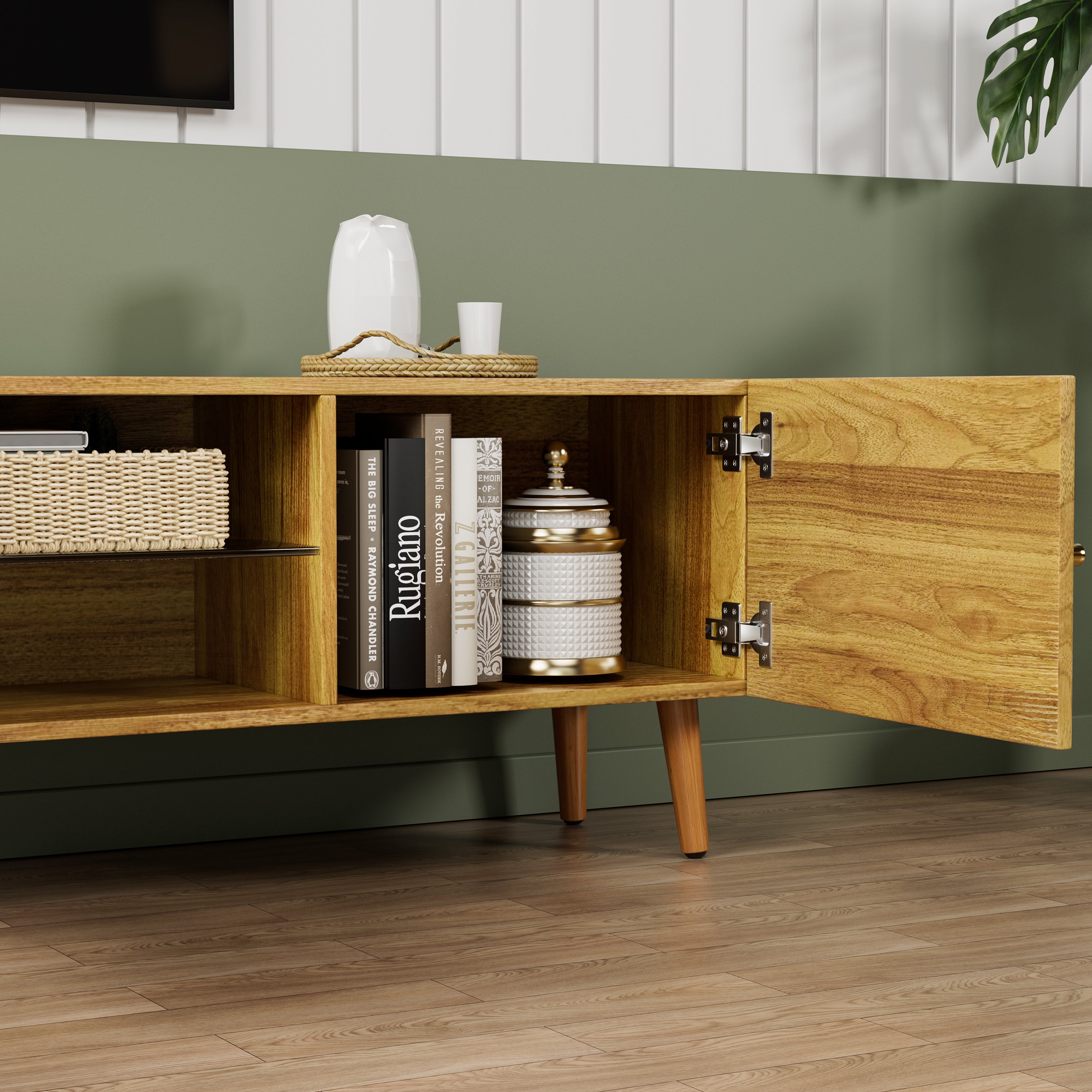 70-Inch Mid-Century TV Console