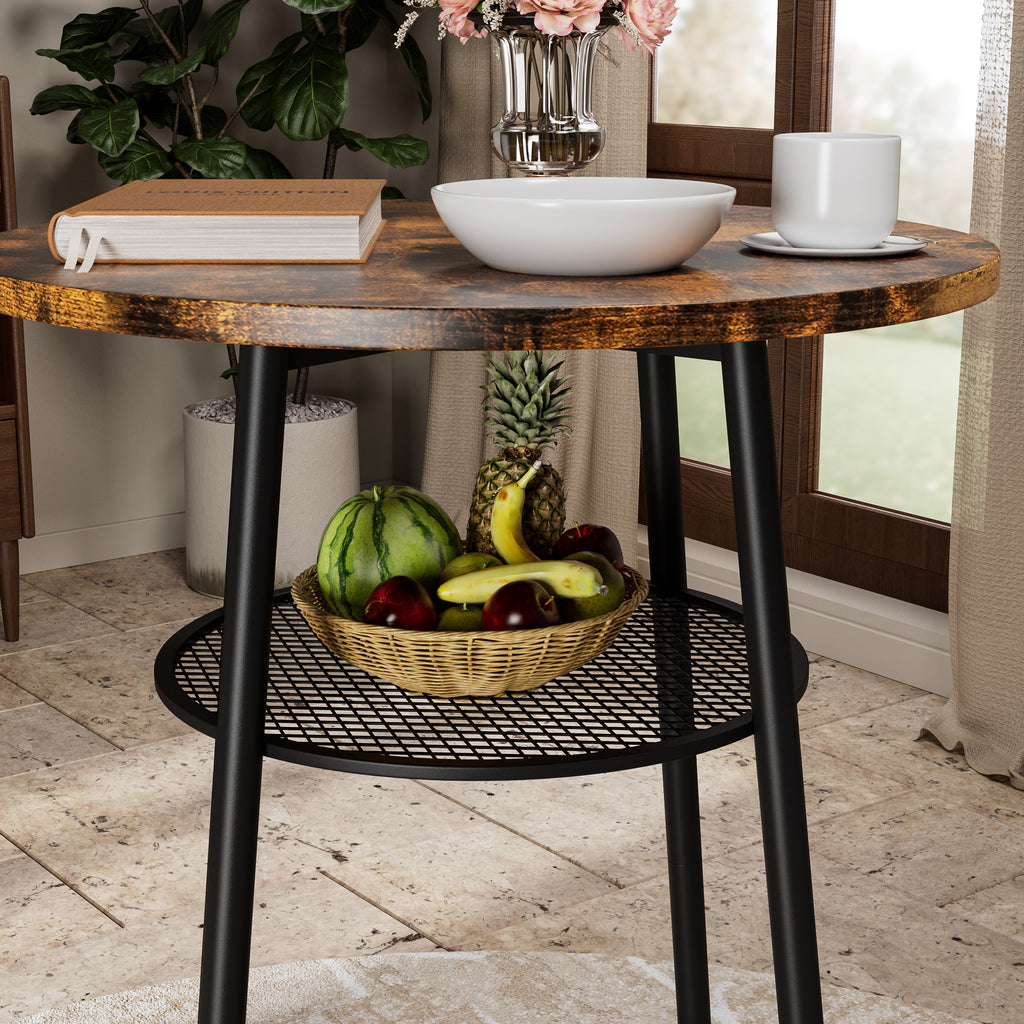 Bar table, equipped with 2 bar stools , with backrest and partition