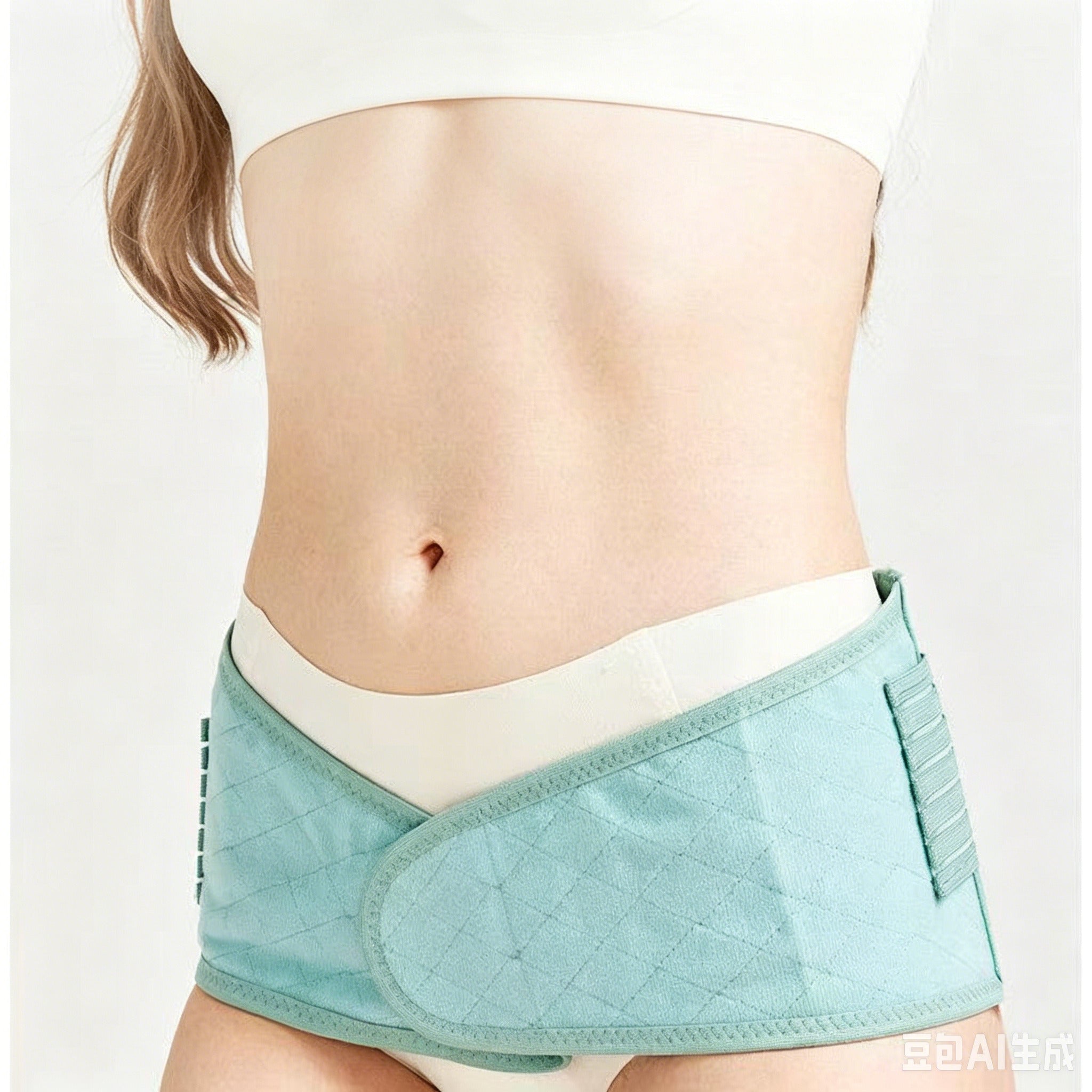 Elastic Postpartum Abdominal & Pelvic Support Belt with 4 Panels, Breathable Compression Wrap for Vaginal & Cesarean Birth Recovery