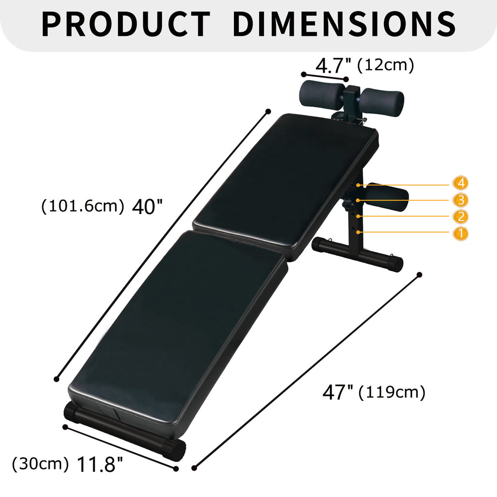 Multi-Position Adjustable Utility Bench for Home Gym Weightlifting and Strength Training – view 3