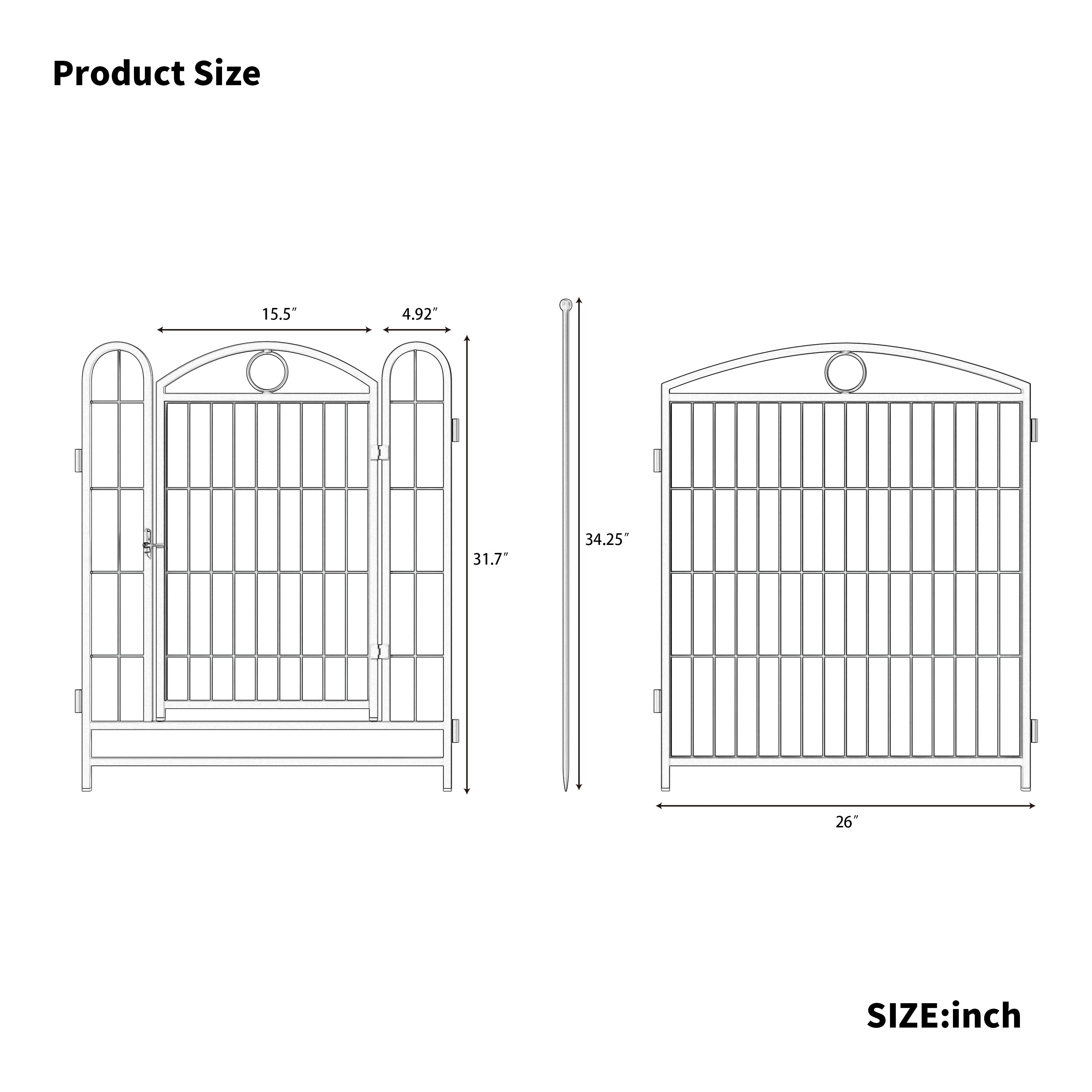 Dog Playpen Indoor 24 inch 8 Panels Metal Dog Pen Pet Dog Fence Outdoor Exercise Pen with Doors, Heavy Duty Dog Fence Puppy Pen for Large Medium Small Dogs Indoor Outdoor Foldable Pet Exercise Pen