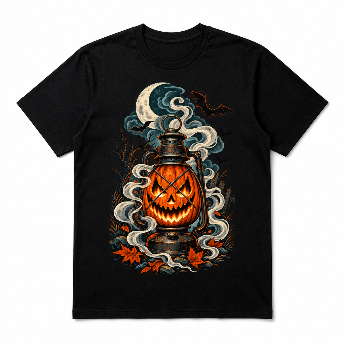 LUVEKON Halloween MEN-01 T-shirt — white-background flat lay