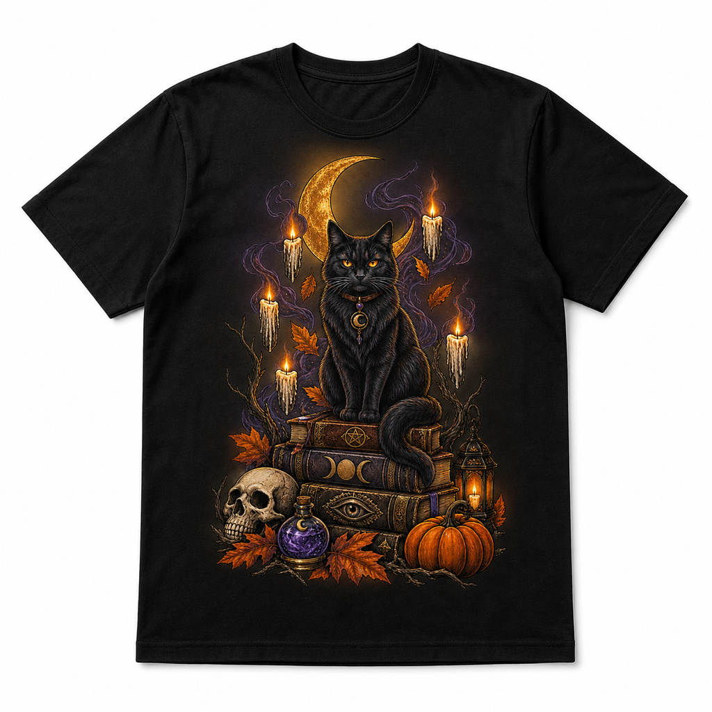 LUVEKON Halloween MEN-03 T-shirt — white-background flat lay