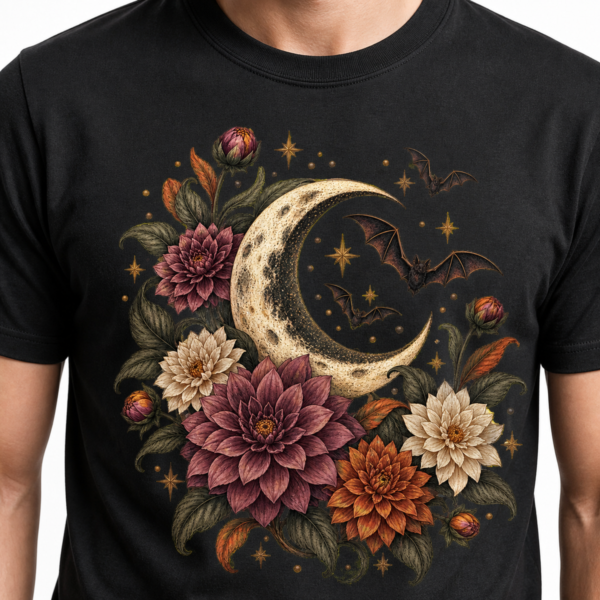 LUVEKON Halloween WOMEN-01 T-shirt — print and cotton fabric detail