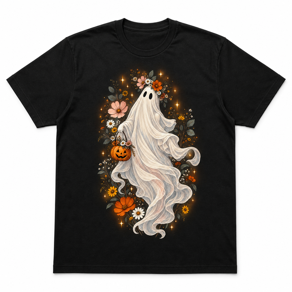 LUVEKON Halloween WOMEN-02 T-shirt — white-background flat lay
