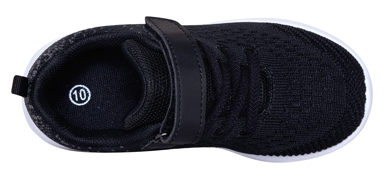 NEWMALL NM2201 kids mesh sneaker black