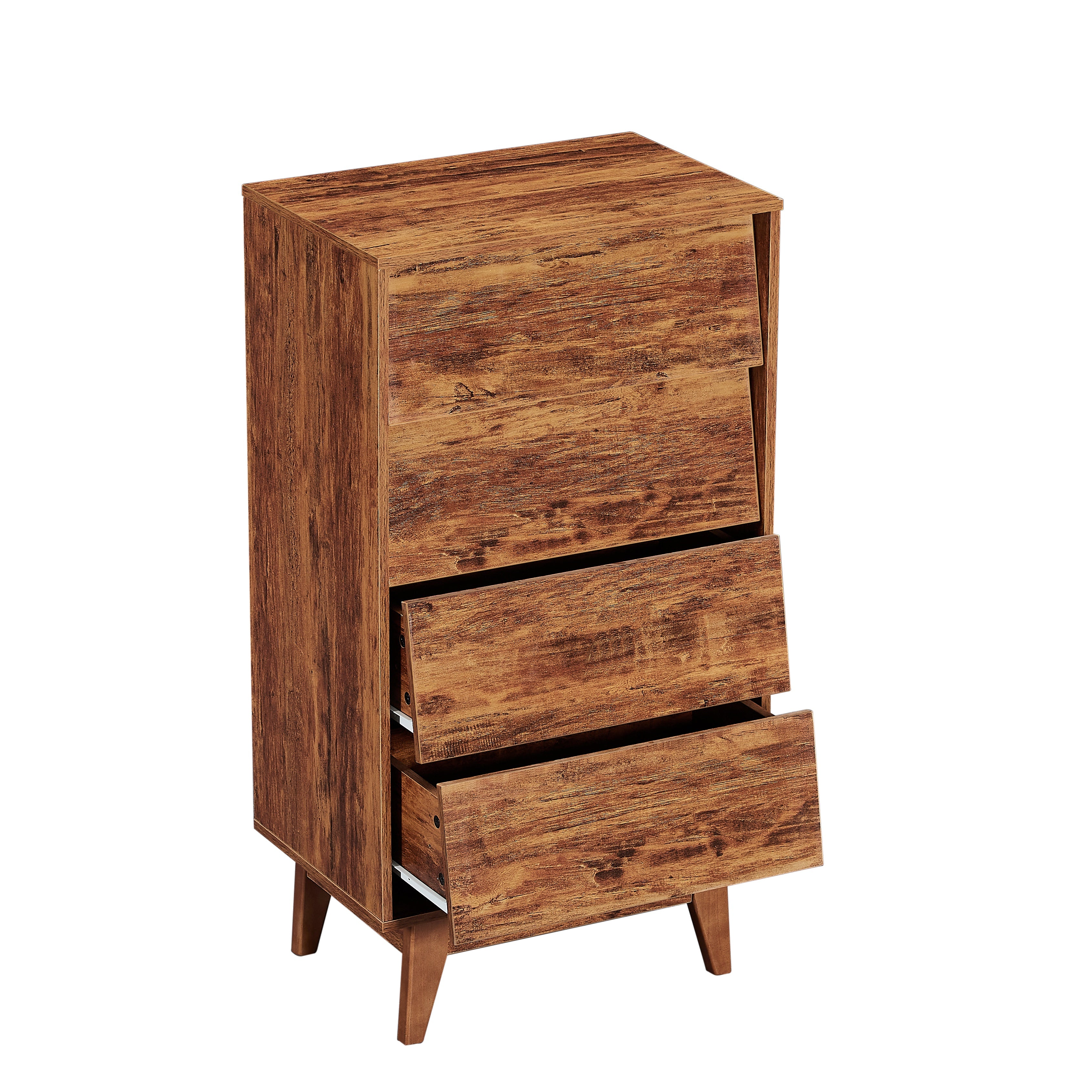 4-Drawer Vintage Beveled Dresser