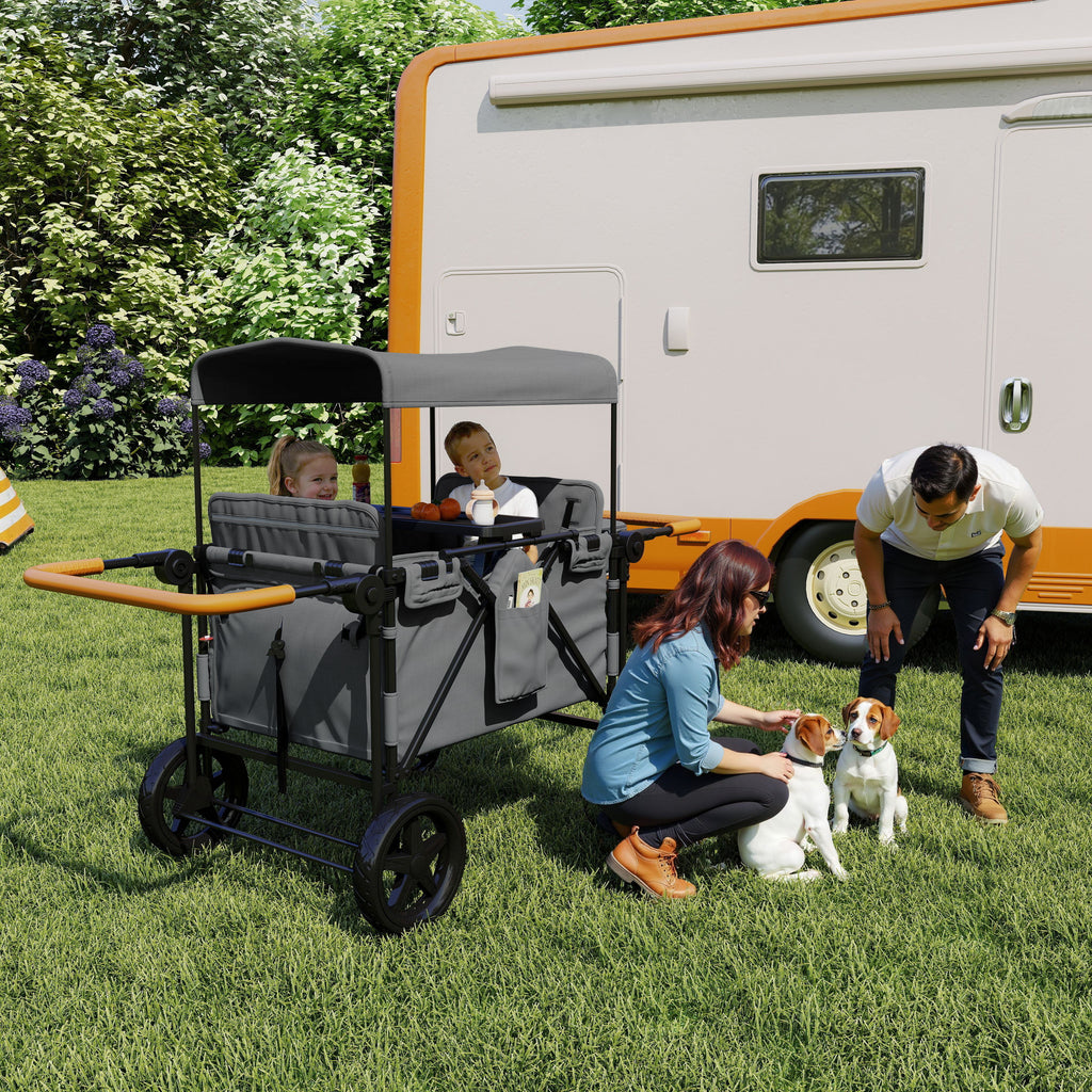 Wogan Stroller W/removble 4-Seater, Extra-Thick Support Bar & Higher 212 Load Capacity – view 7