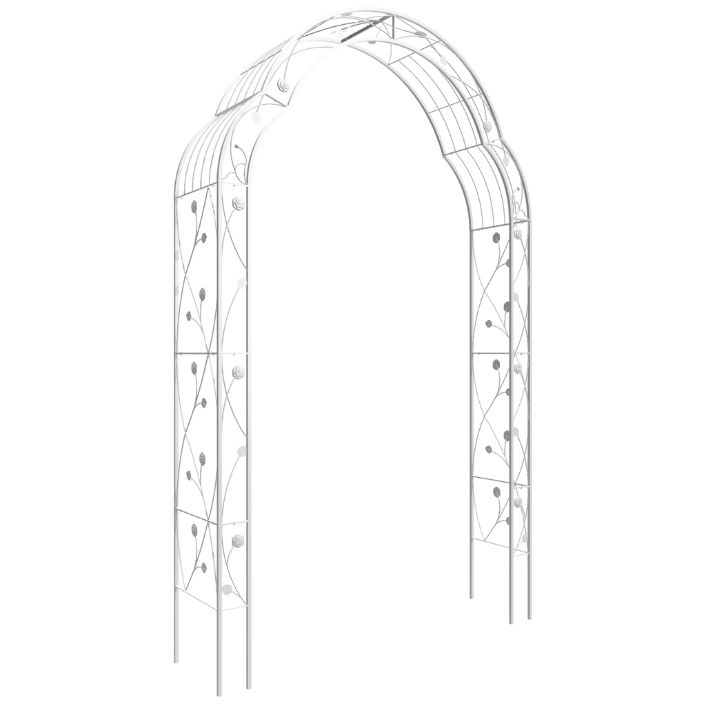 Metal Garden Arch Assemble Freely with 8 Styles Garden Arbor Trellis Climbing Plants – view 8