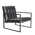 Modern Linen Upholstered Accent Chair