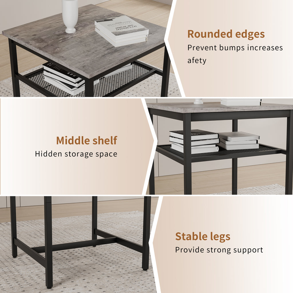 Bar table, equipped with 2 bar stools , with backrest and partition