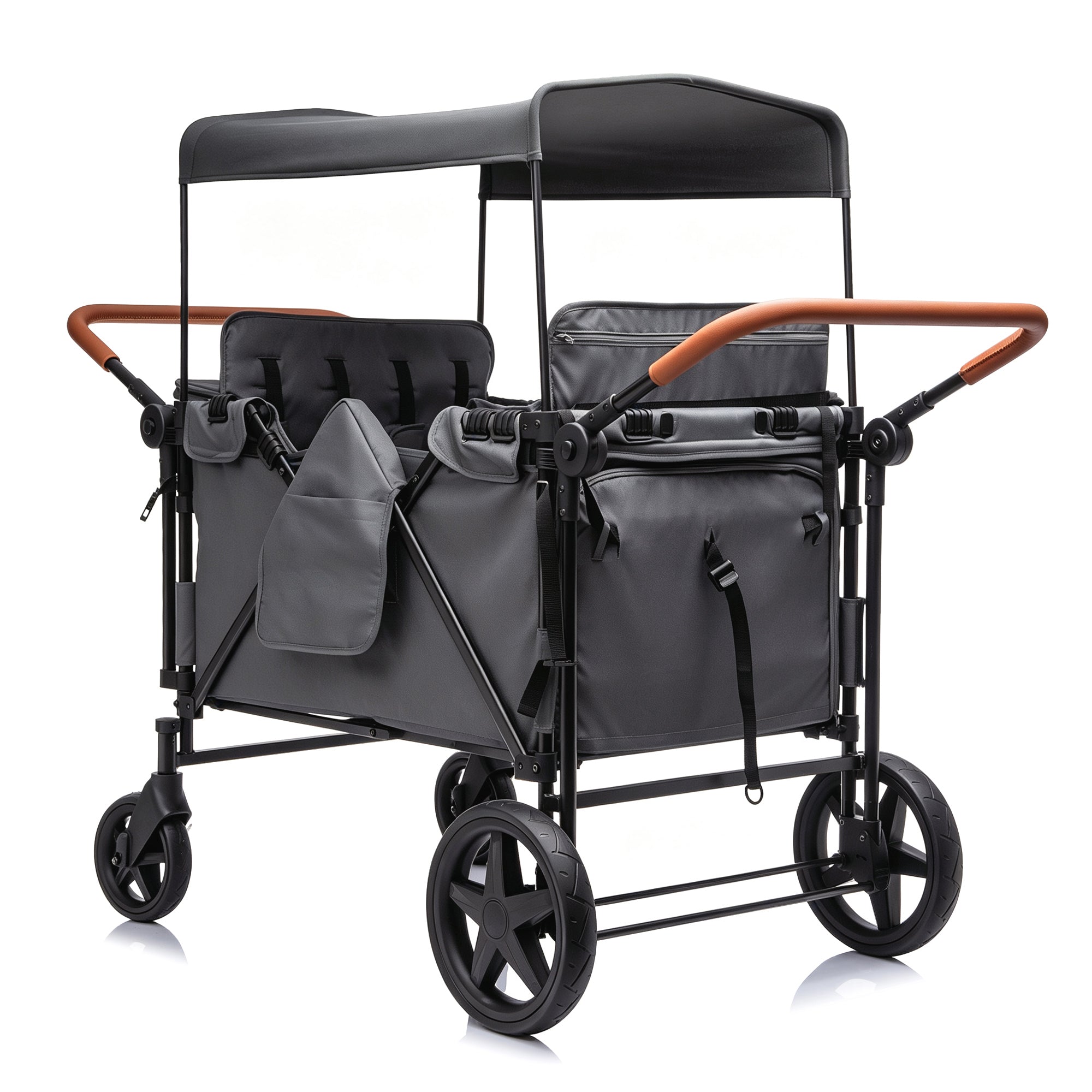 Wogan Stroller W/removble 4-Seater, Extra-Thick Support Bar & Higher 212 Load Capacity