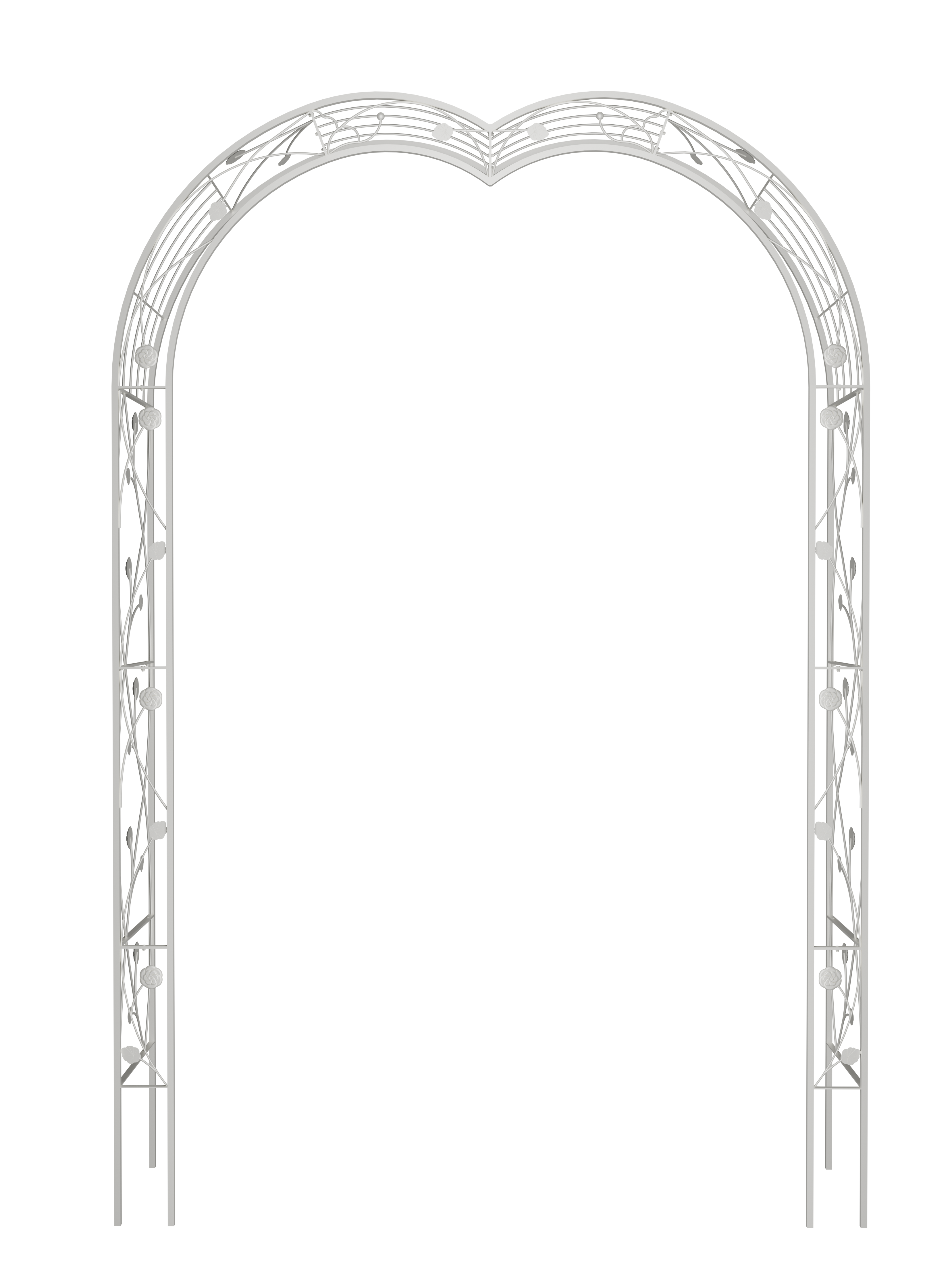 Metal Garden Arch Assemble Freely with 8 Styles Garden Arbor Trellis Climbing Plants – view 11