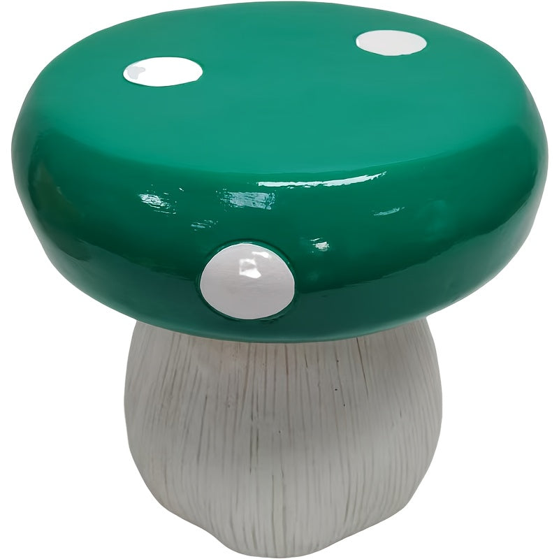 Mushroom Model Statue Stool, Outdoor Garden Resin Stool