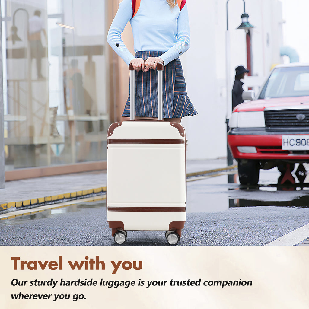 Hardshell Luggage Sets with Bags Lightweight Suitcase Double Spinner Wheels with TSA Lock – view 3
