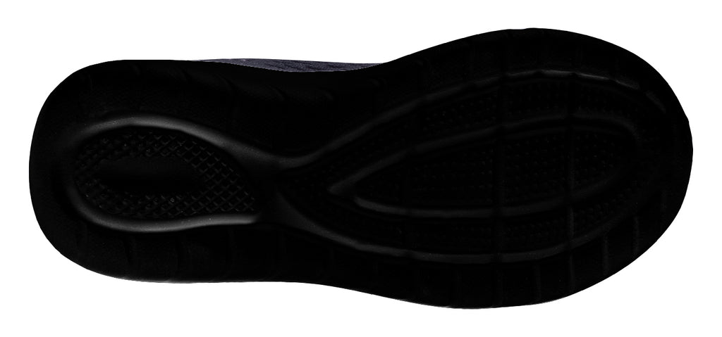 NEWMALL kids all-black mesh athletic sneaker - view 5